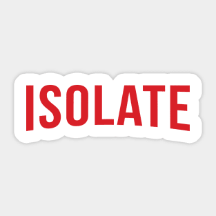 Isolate Sticker